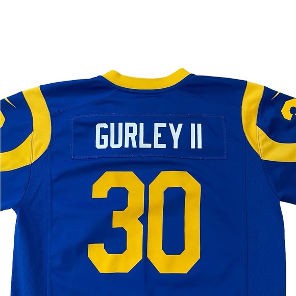 st louis los angeles rams todd gurley super bowl nike nfl football jersey shirt - Picture 9 of 9